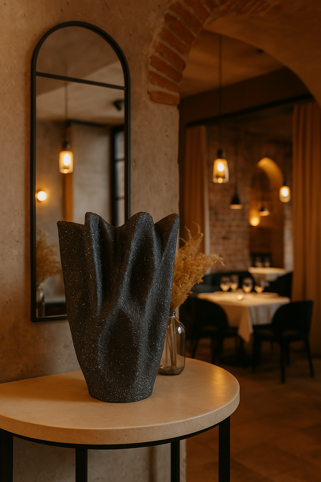 Jarrón "Olas de Sombra"